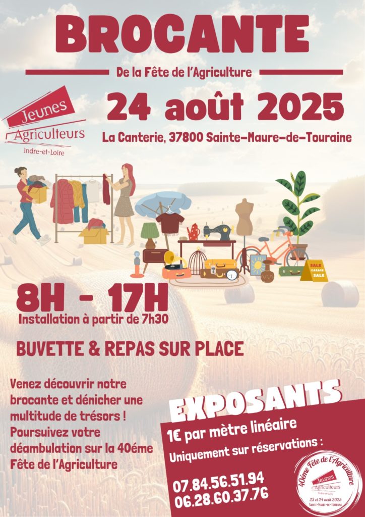 Brocante de la 40ème Fête de l'Agriculture